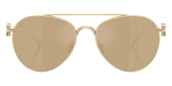 Gold Plated / Clear Mirrored Real Yellow Gold / 57-17-140