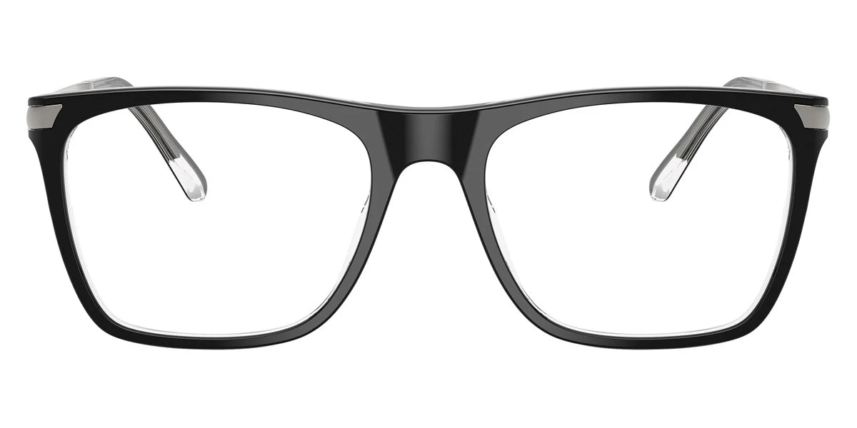 Sferoflex SF1153 C645 57 - Shiny Black on Transparent/Shiny Gunmetal