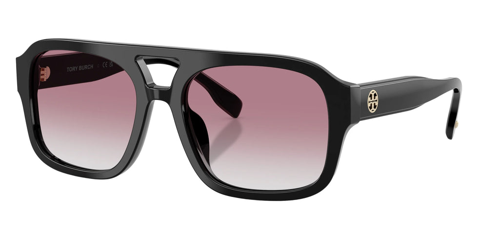 Tory Burch TY7224U 170973 55 - Black / Gray Gradient Violet