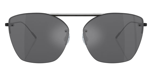 Ziane Matte Black/Crystal Top / Black Satin Mirrored / 61-14-145