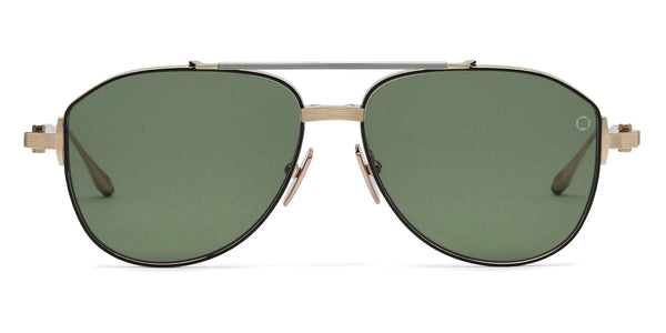 Brushed 12k Gold/Black Palladium/Black Enamel / Dark Olive AR / 57-14-145