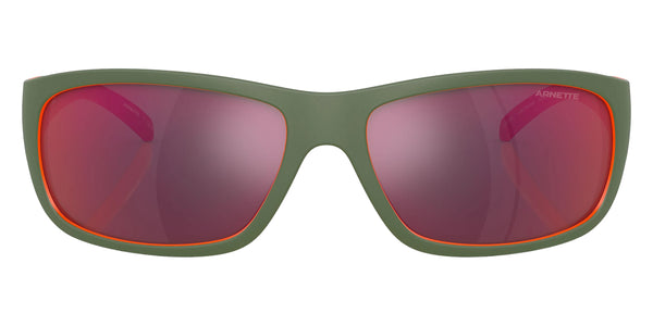 Matte Top Military/Orange / Gray Mirrored Orange/Yellow / 63-16-130