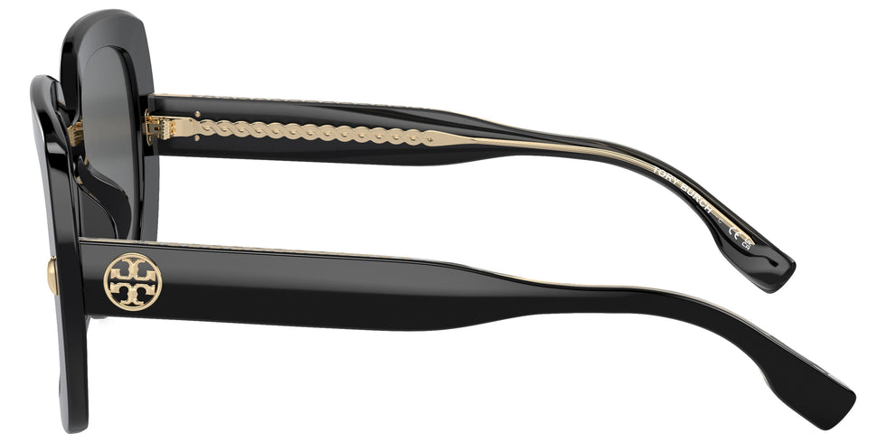 Tory Burch TY7193U 170987 56 - Black / Dark Gray