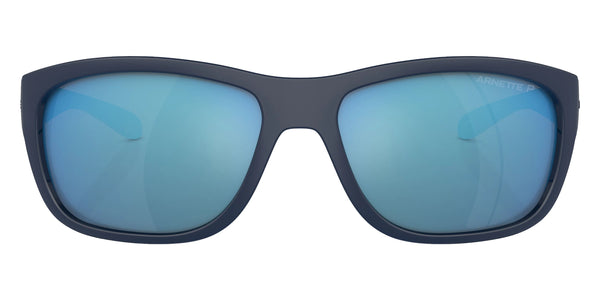 Dark Blue/Light Blue Matte/Shiny / Dark Gray Mirrored Water Polarized / 63-16-125