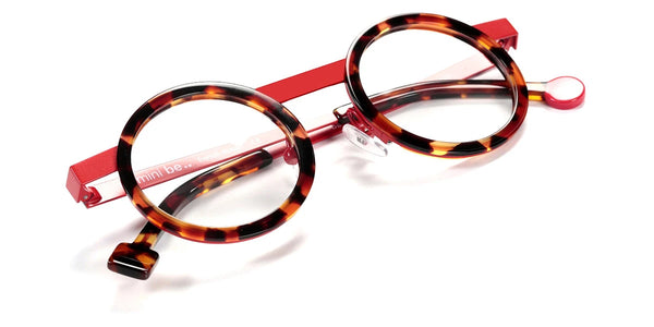 Shiny Fawn Tortoise/Satin Red / 39-23-135