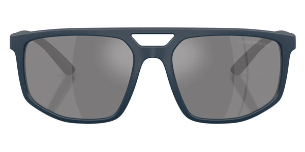 Matte Blue/Purple Rubber / Dark Gray Mirrored Silver / 58-18-145