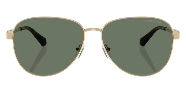 Light Gold Shiny / Green Solid / 59-14-145