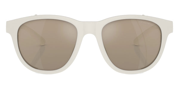 Matte White / Light Brown Mirrored Gold / 56-20-145