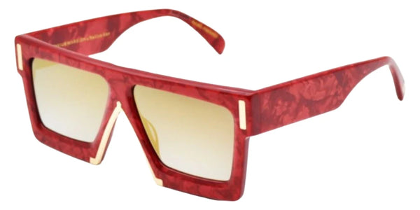 Crimson / Gold Mirrored AR / 58-14-150