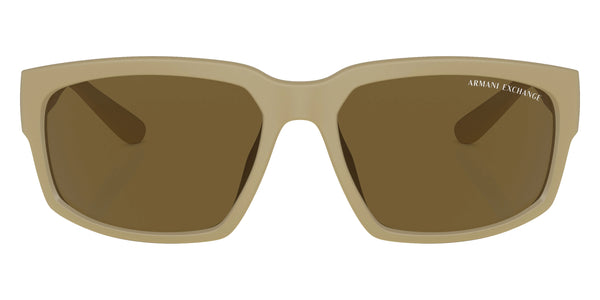 Matte Beige / Dark Brown / 61-17-135