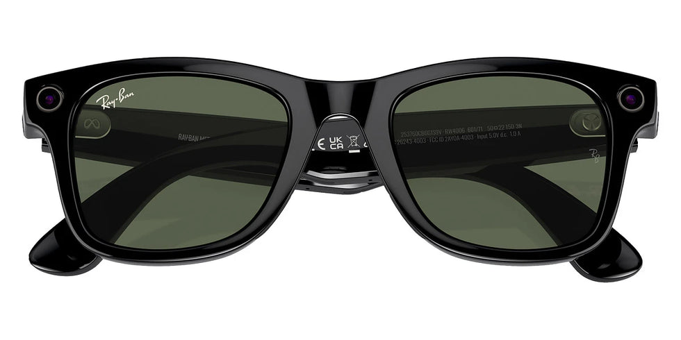 Ray-Ban RW4006 601/71 50 - Shiny Black / G-15 Green