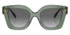 Tory Burch TY7201U 194111 49 - Transparent Sage / Light Gray Gradient Dark Gray