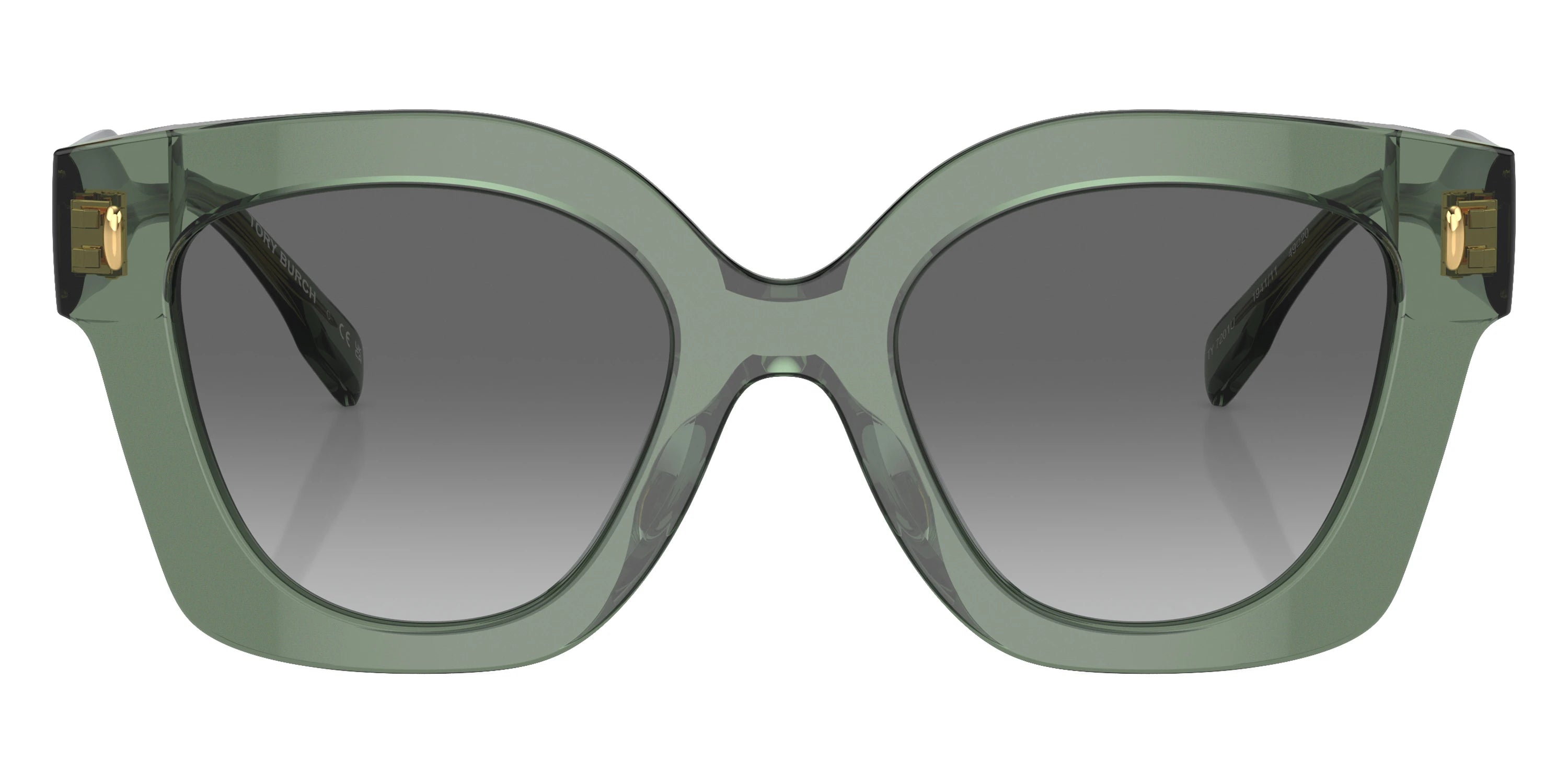 Tory Burch TY7201U 194111 49 - Transparent Sage / Light Gray Gradient Dark Gray