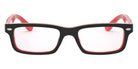 Ray-Ban RY1535 3573 48 - Black On Red
