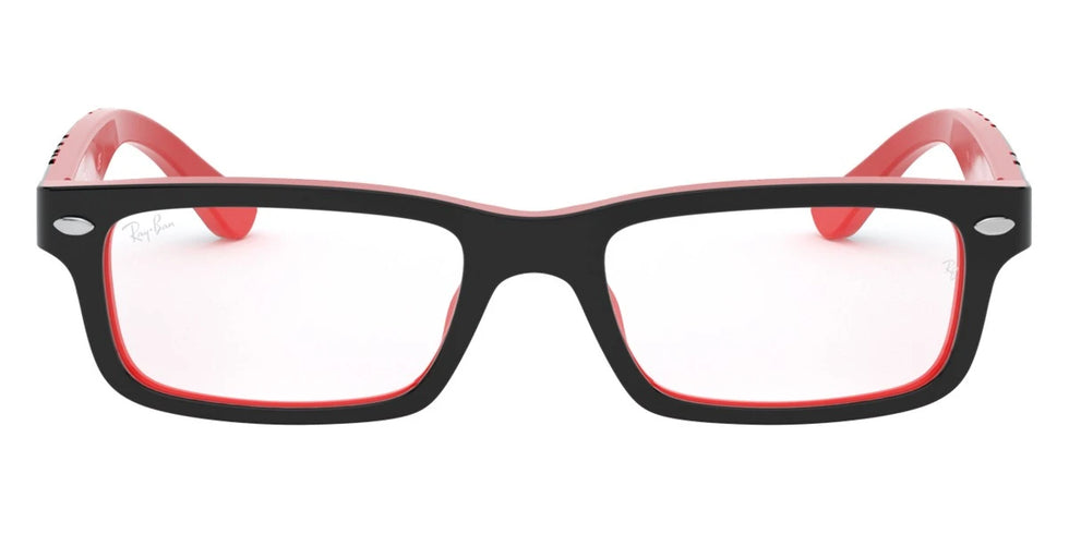 Ray-Ban RY1535 3573 48 - Black On Red
