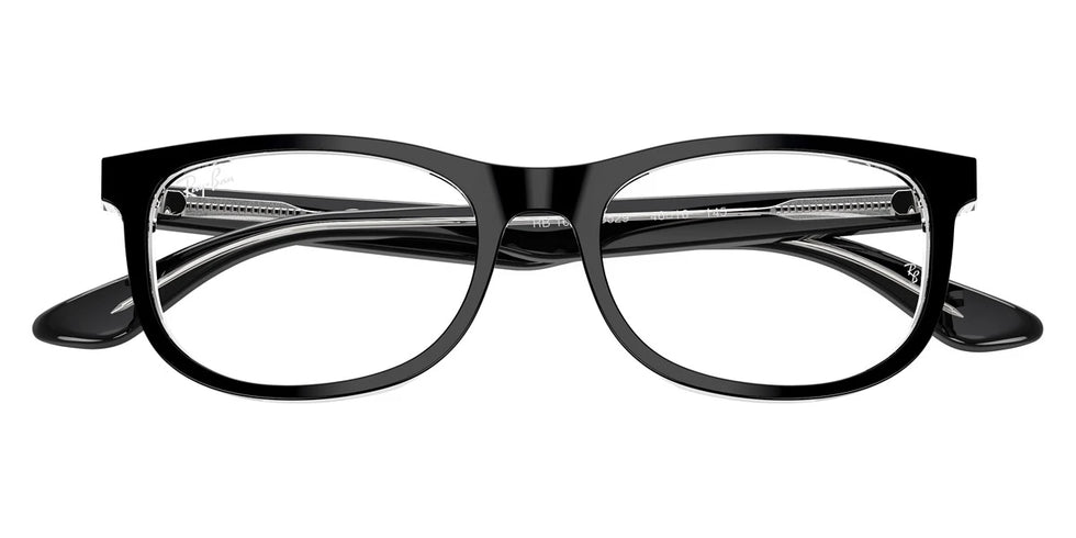 Ray-Ban RY1642 3529 46 - Black on Transparent