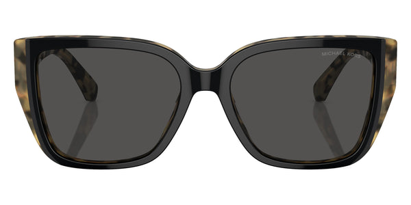 Bi-layer Black/Amber Tortoise / Dark Gray Solid / 55-17-135