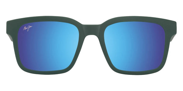 Matte Dark Green / Blue Hawaii / 54-20-145