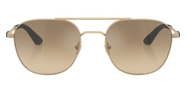 Matte Pale Gold / Brown Mirrored Gradient Gray / 54-20-145