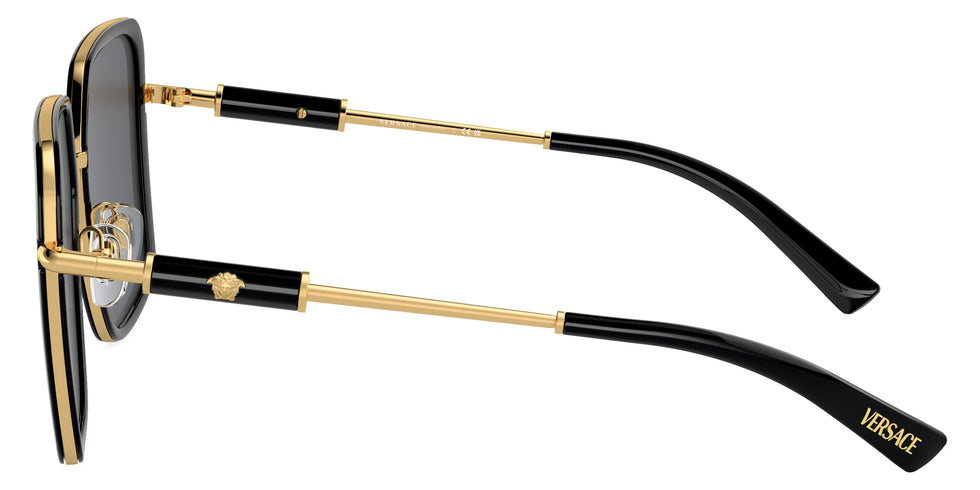 VERSACE VE2261 100287 56 - Black / Dark Gray