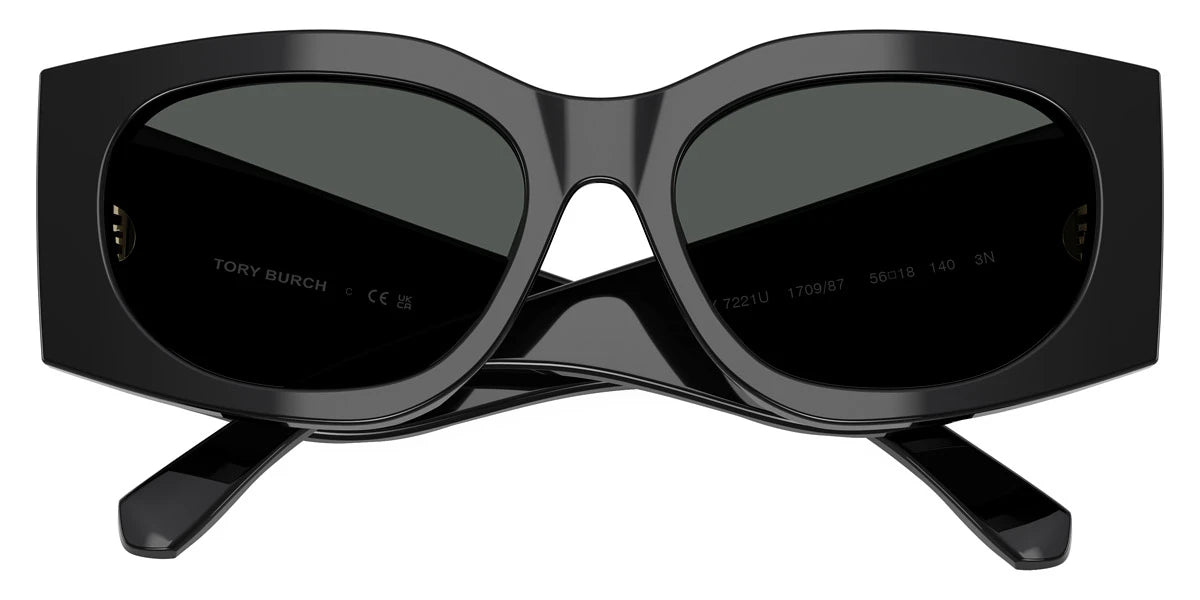 Tory Burch TY7221U 170987 56 - Black / Dark Gray