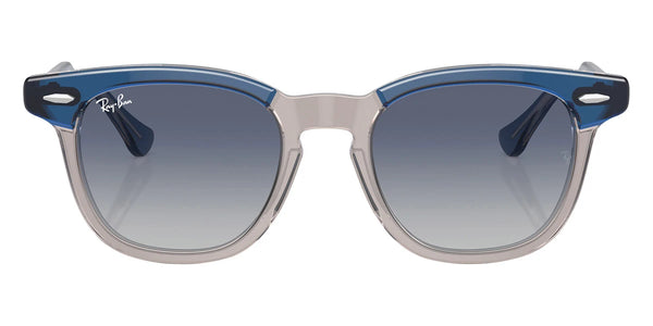 Top Dark Blue and Brown and Light Gray / Gray/Blue / 47-18-130