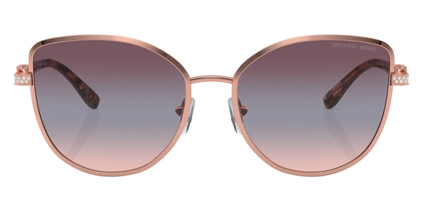 Shiny Rose Gold / Navy to Pink Triple / 56-17-140