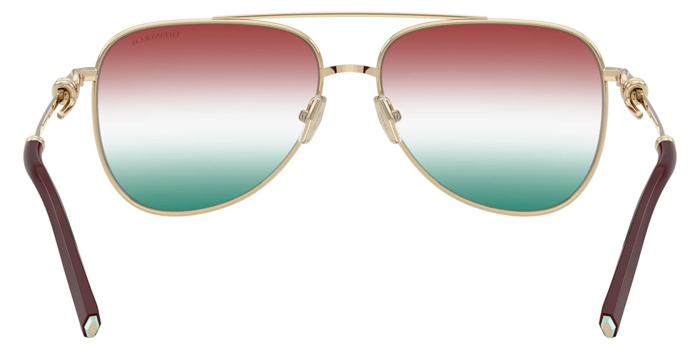 TIFFANY TF3116 6230EL 59 - Pale Gold / Gradient Green Bordeaux