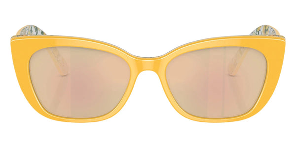 Yellow on Yellow Roses / Orange Mirrored Pink / 49-15-130