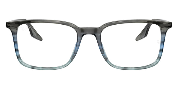 Striped Gray and Blue / 53-19-145