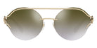 VERSACE VE2184 12526U 61 - Pale Gold / Gradient Brown Mirrored Gold