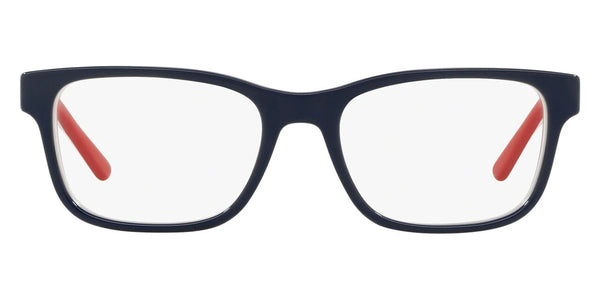 Shiny Navy Blue on White/Red / 48-16-130