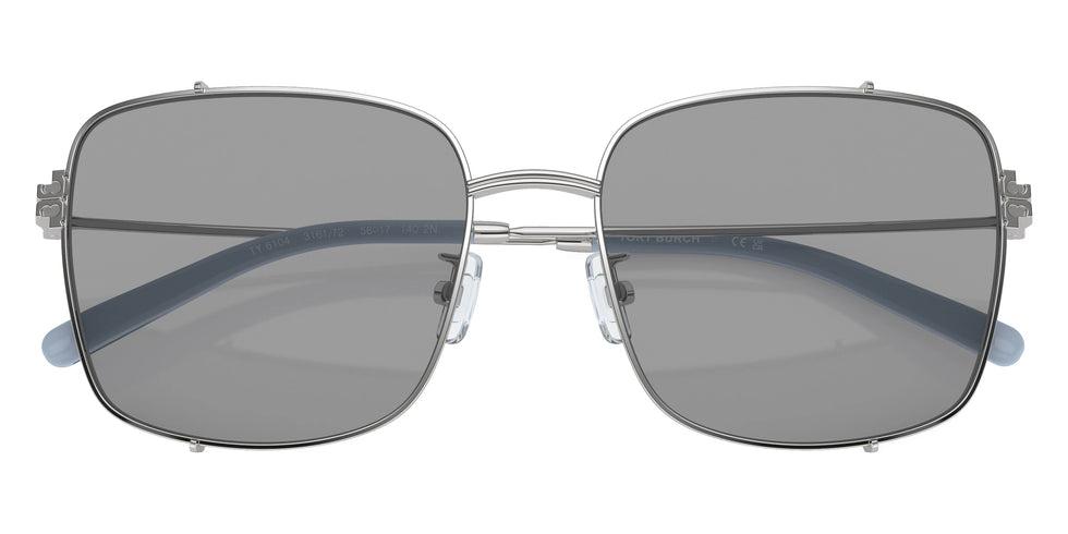 Tory Burch TY6104 316172 56 - Silver / Light Blue Mirrored