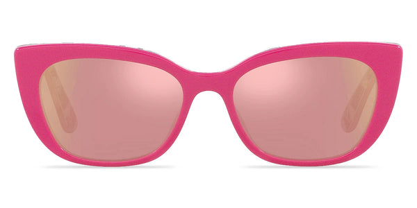 Pink on Pink Flowers / Pink Mirrored Rose Gold / 49-15-130