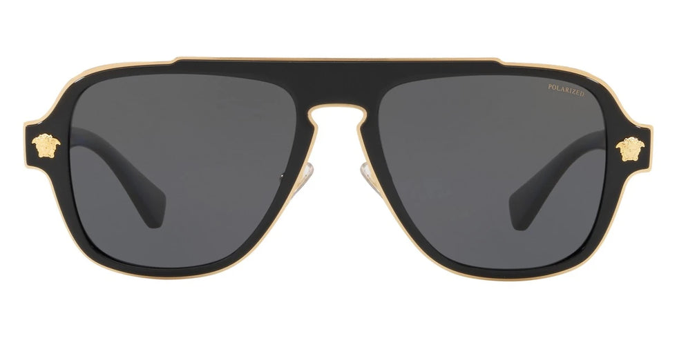 VERSACE VE2199 100281 56 - Black / Polarized Gray