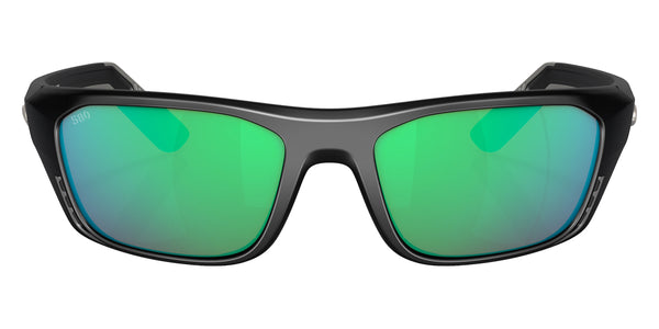 Matte Black / Green Mirrored Polarized / 57-18-136