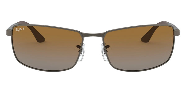 Matte Gunmetal / Gray Gradient Brown Polarized / 61-17-135