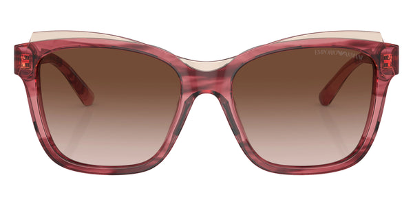 Shiny Bordeaux/Top Light Brown / Gradient Brown / 54-17-140