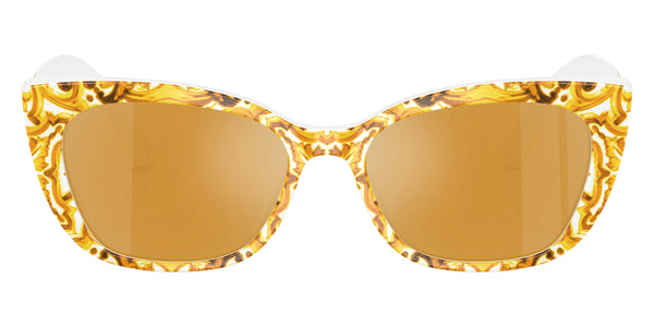 Yellow Maiolica / Brown Mirrored Gold / 49-15-130