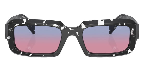 Black Crystal Tortoise / Clear Gradient Blue Gradient Magenta / 55-19-145