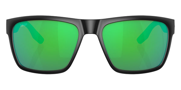 Matte Black / Green Mirrored Polarized / 59-18-145