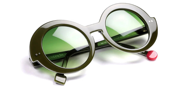 Shiny Translucent Dark Green/White/Shiny Translucent Dark Green / 51-25-145