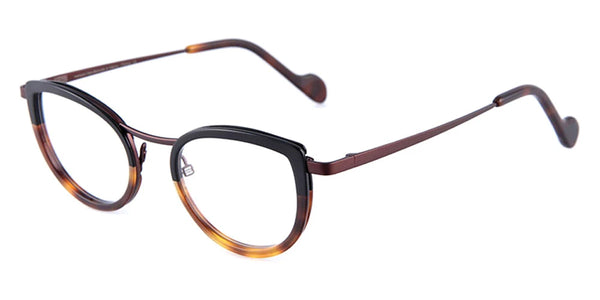 Black Tortoiseshell/Cappuccino Brown / 46-21