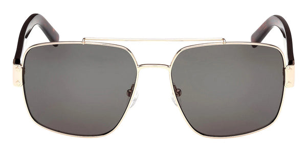 Shiny Pale Gold/Dark Havana / Green / 58-16-145