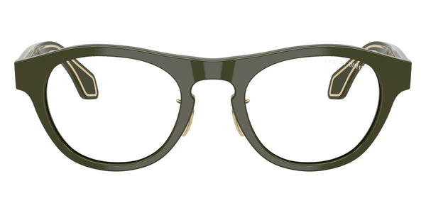 Solid Dark Green on Crystal / Clear / 49-21-140