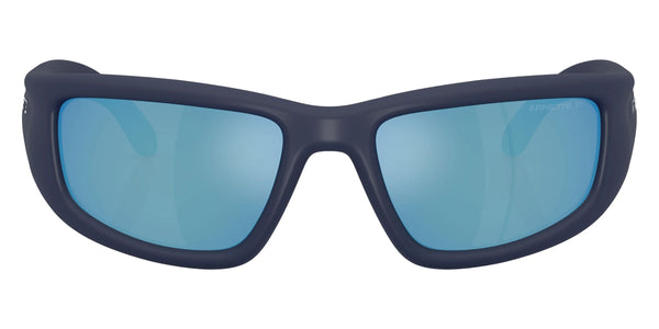 Rubber Dark Blue / Dark Gray Mirrored Water Polarized / 58-19-135