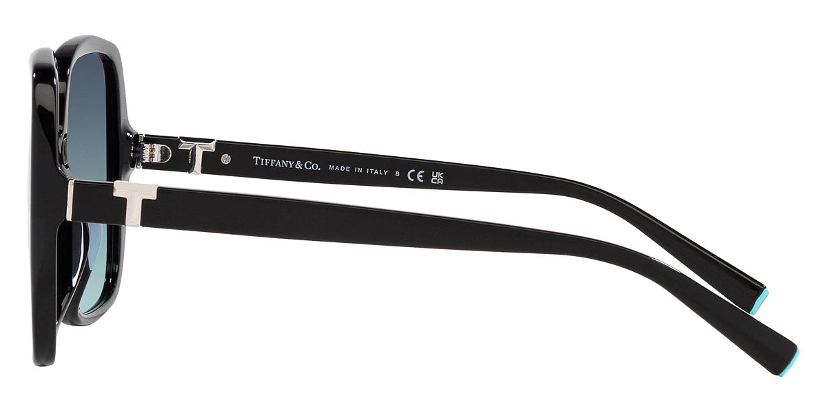 TIFFANY TF4211D 83429S 58 - Black/Silver / Azure Gradient Blue