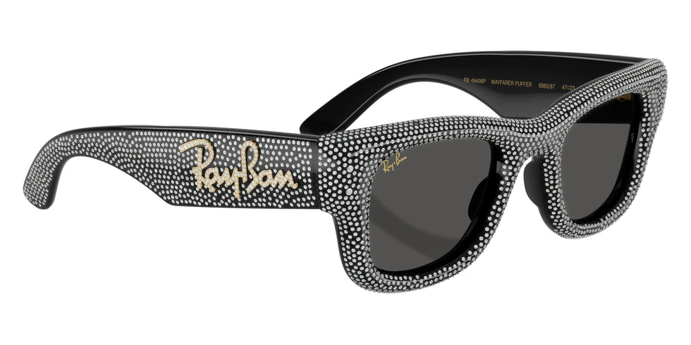 Ray-Ban - RB4940BP Wayfarer Puffer Crystal Pave Edition