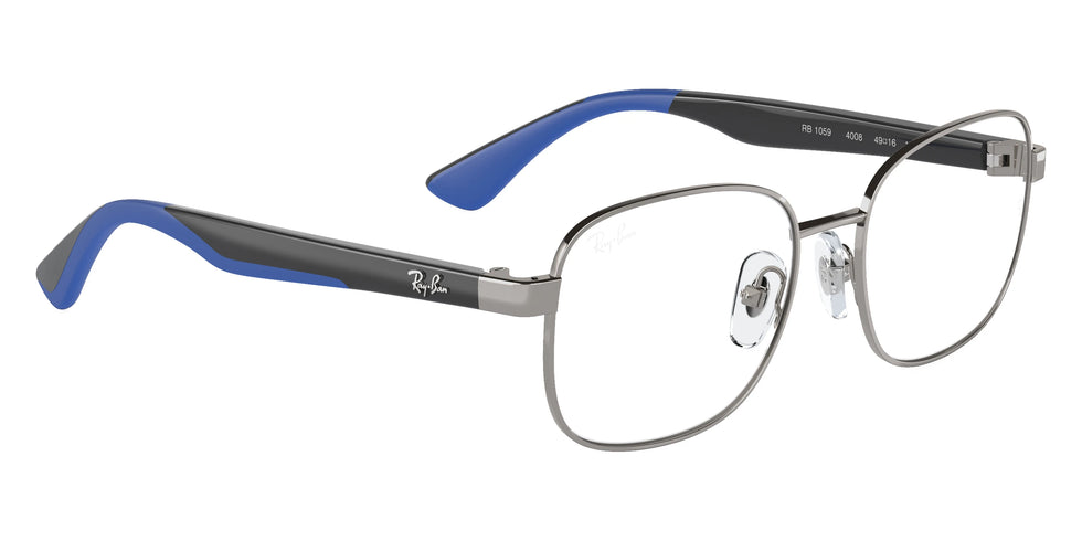 Ray-Ban RY1059 4008 47 - Gunmetal/Gray on Blue