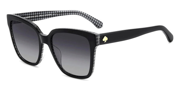 Black Pattern White / Gray Shaded Polarized / 56-19-140